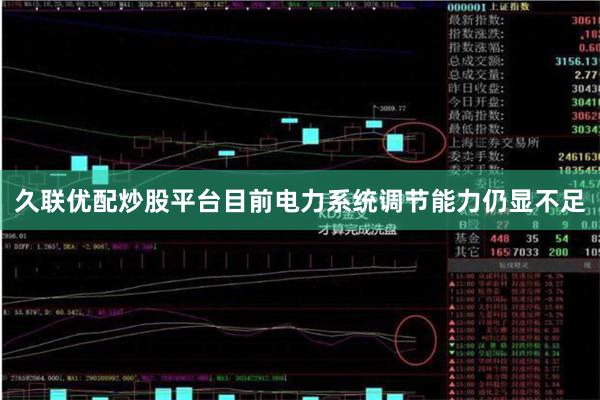 久联优配炒股平台目前电力系统调节能力仍显不足